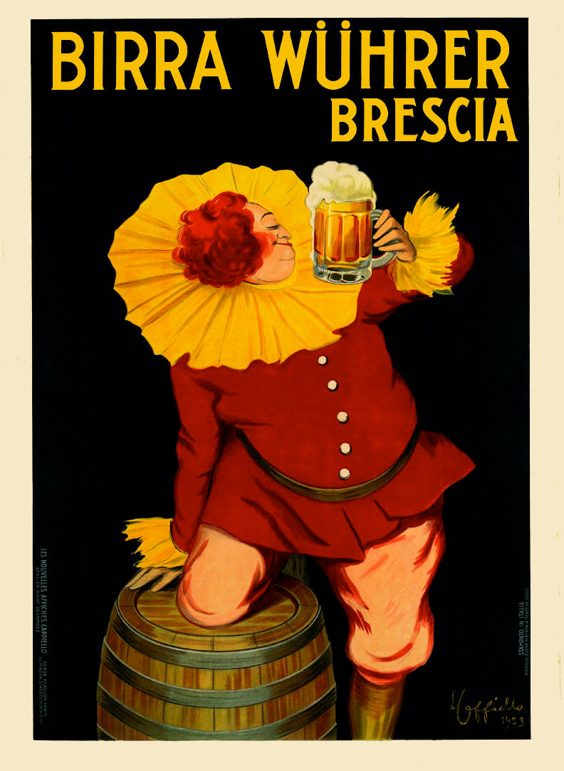 BIRRA WÜHRER — A Toast to Italian Whimsy, Poured on Paper