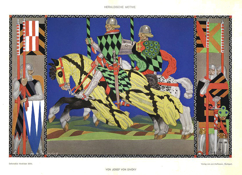 Heraldic Motive by Josef von Divéky RE204078