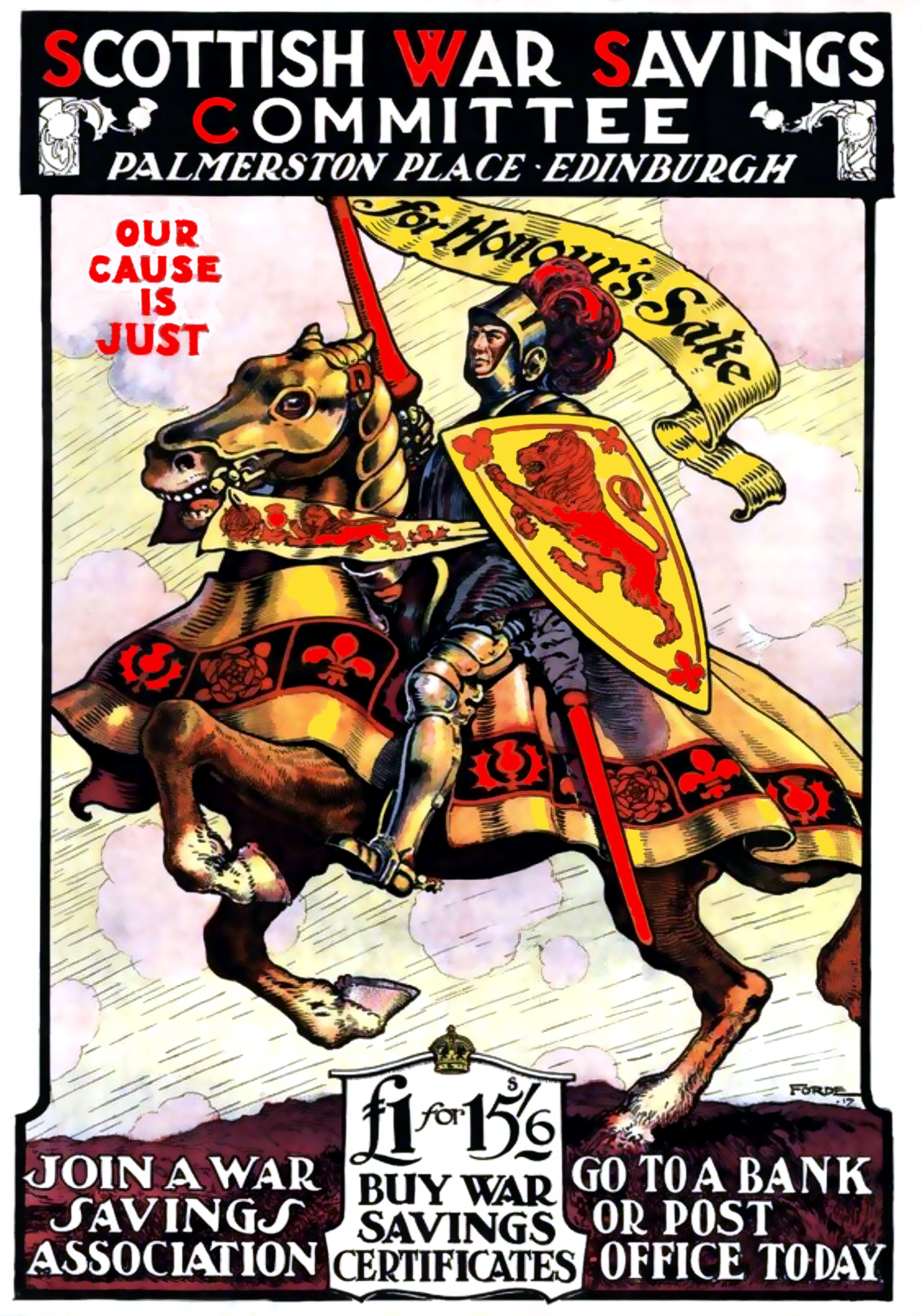 For Honour’s Sake – The Scottish War Savings Poster RE826899