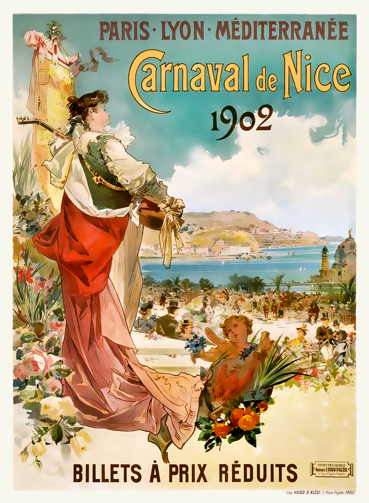Carnaval de Nice, 1902 – Vintage French Poster Reproduction