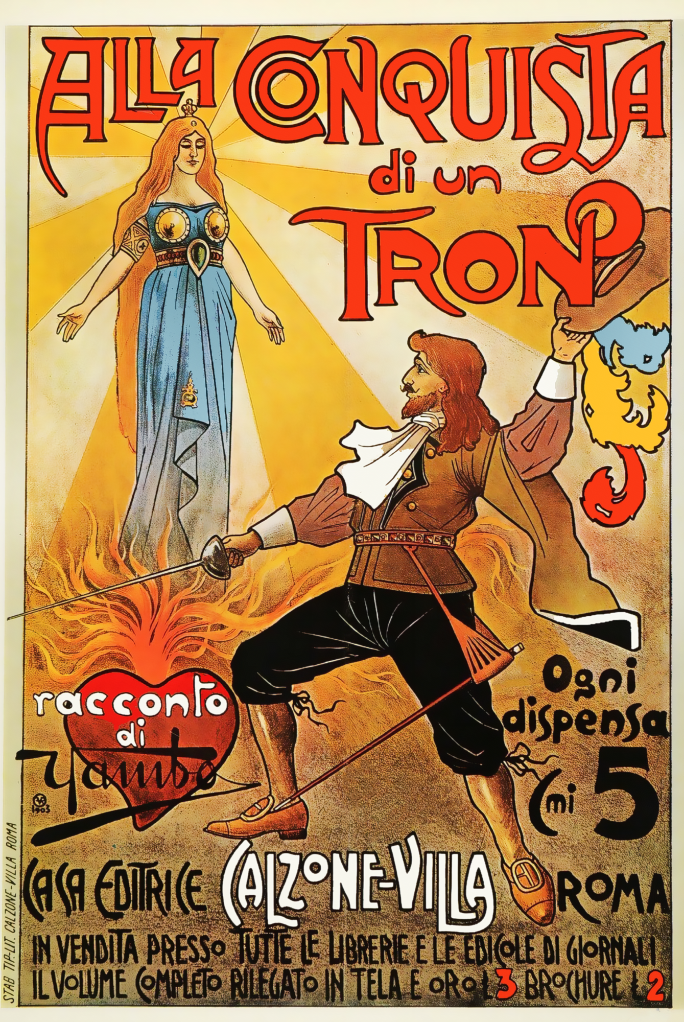 Alla Conquista di un Trono (1903) Conquering a Throne – A Tale by Yambo RE632397