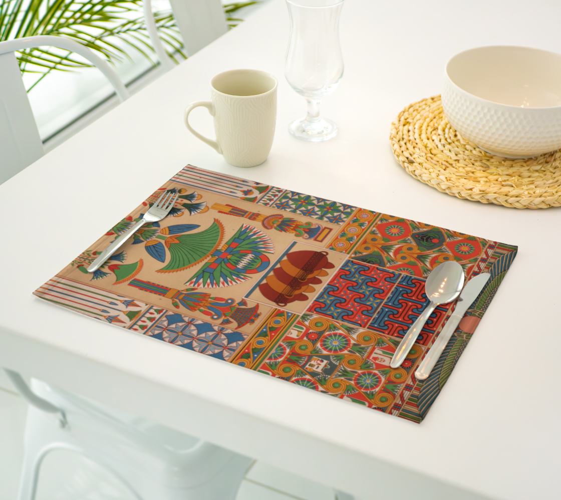 The Temple of Colour: An Egyptian Revival tablescape for the gloriously over-cultivated