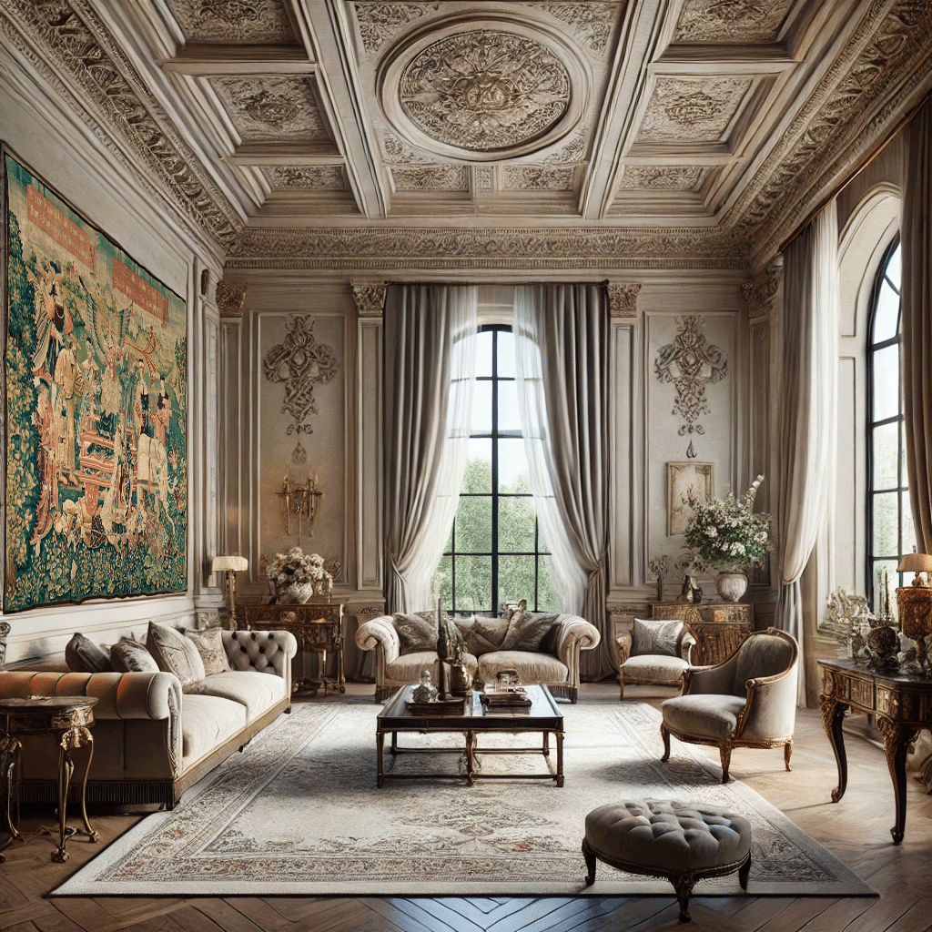 A Medieval Tapestry of Allegorical Splendor and Historical Richness RE437542