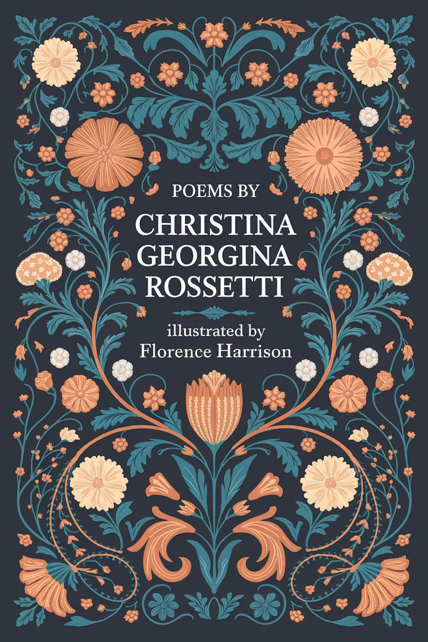 Lyrical Beauty of the Past: Poems by Christina Georgina Rossetti, Illustrated by Florence Harrison (1910) - A Captivating Collection of Victorian Poetry and Artistry