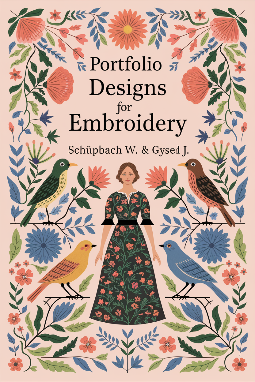 Masterpieces of Vintage Embroidery: A 1911 Portfolio of Exquisite Patterns" By W. Schüpbach & J. Gysel