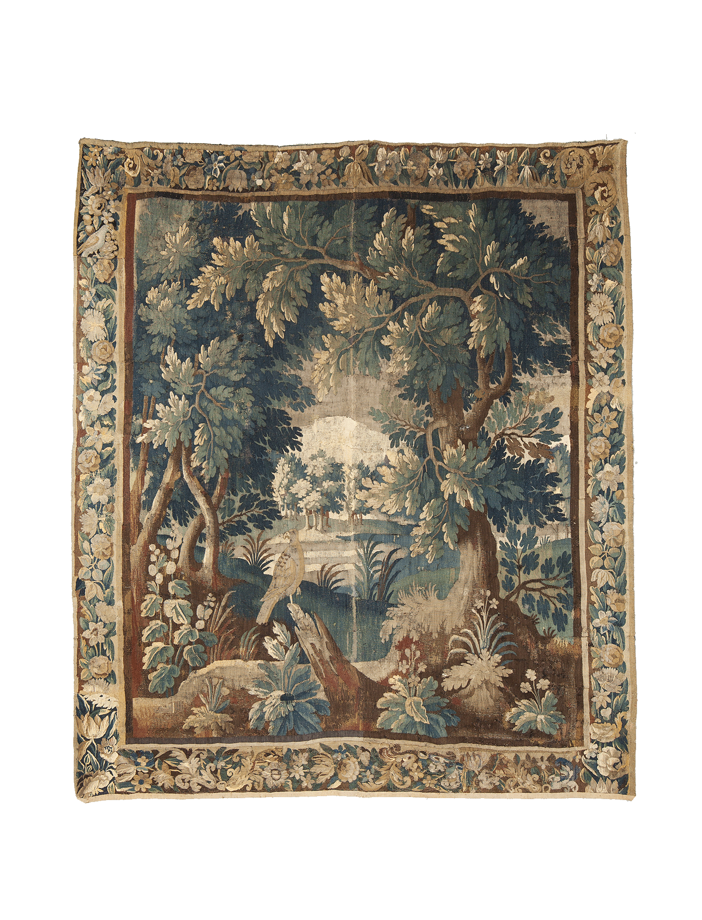 The Verdant Oasis: An 18th Century Verdure Tapestry RE107787