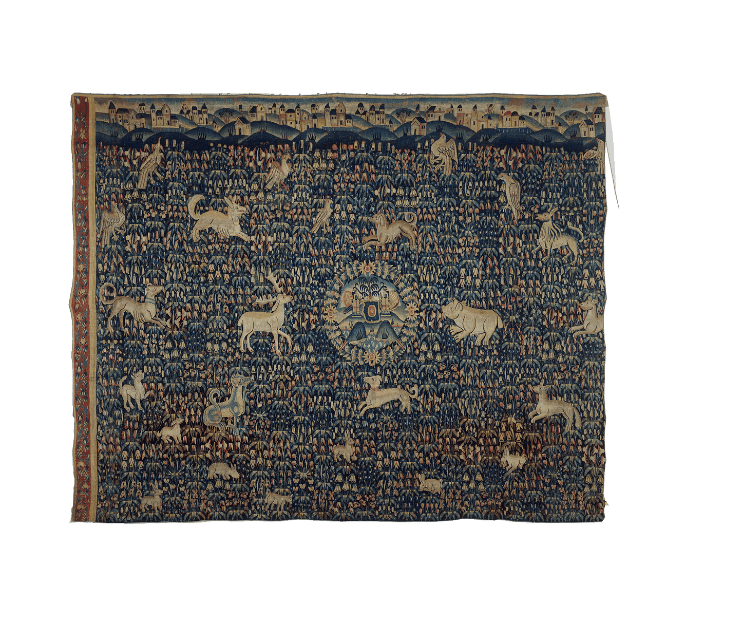 The Enchanted Forest: A Tapestry of Medieval Flora and Millefleur Fauna RE737263