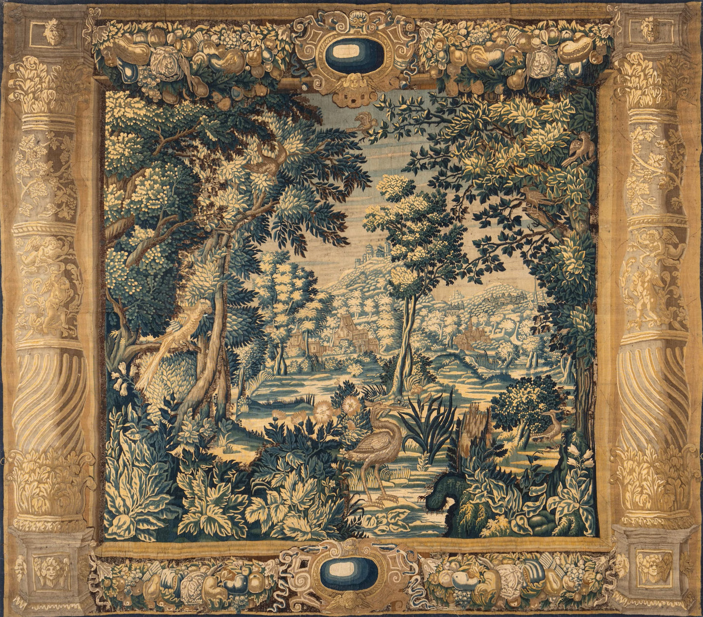 The Verdant Dominion: A Noble Woodland Alive with Birds, Water, and Timeless Harmony RE125566