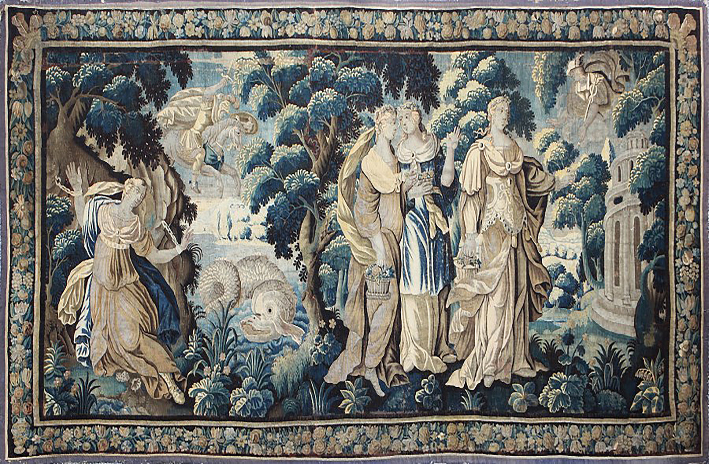 he Allegory of the Grove: A Classical Tapestry of Grace, Virtue, and Eternal Conversation RE419603