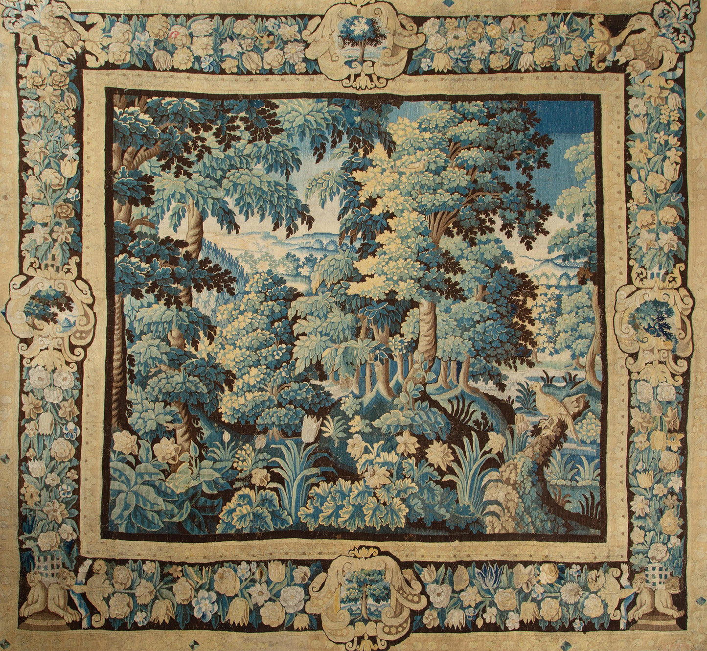 The Azure Grove: A Verdant Sanctuary of Stillness, Depth, and Noble Composition RE568214