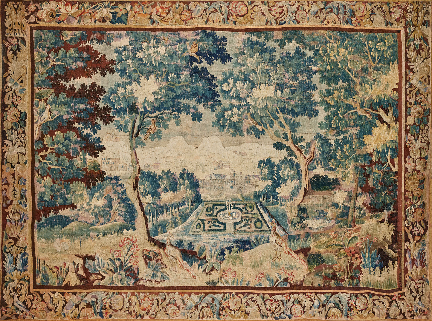 The Parterre Beyond the Trees: A Verdant Tapestry of Ceremony, Perspective, and Cultivated Grace RE863022