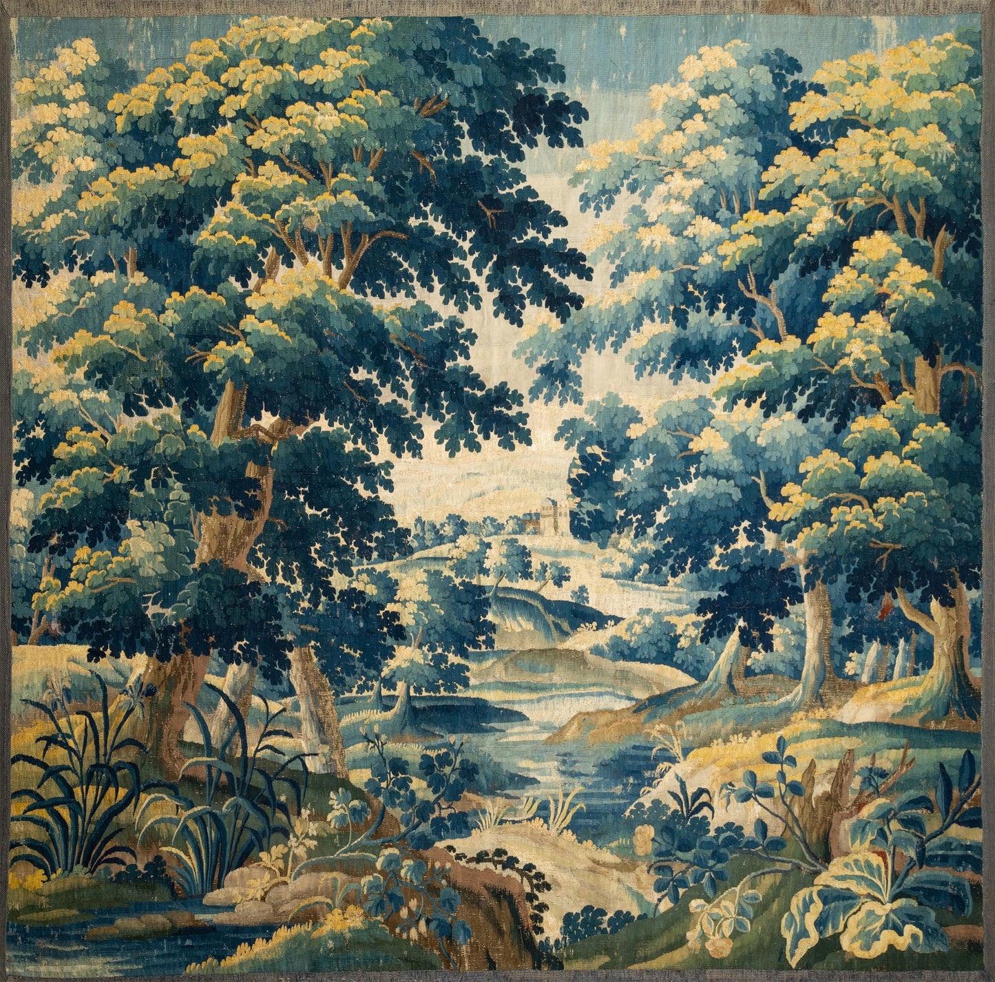 The River of Stillness: A Verdure Tapestry of Quiet Grandeur and Endless Depth RE877218