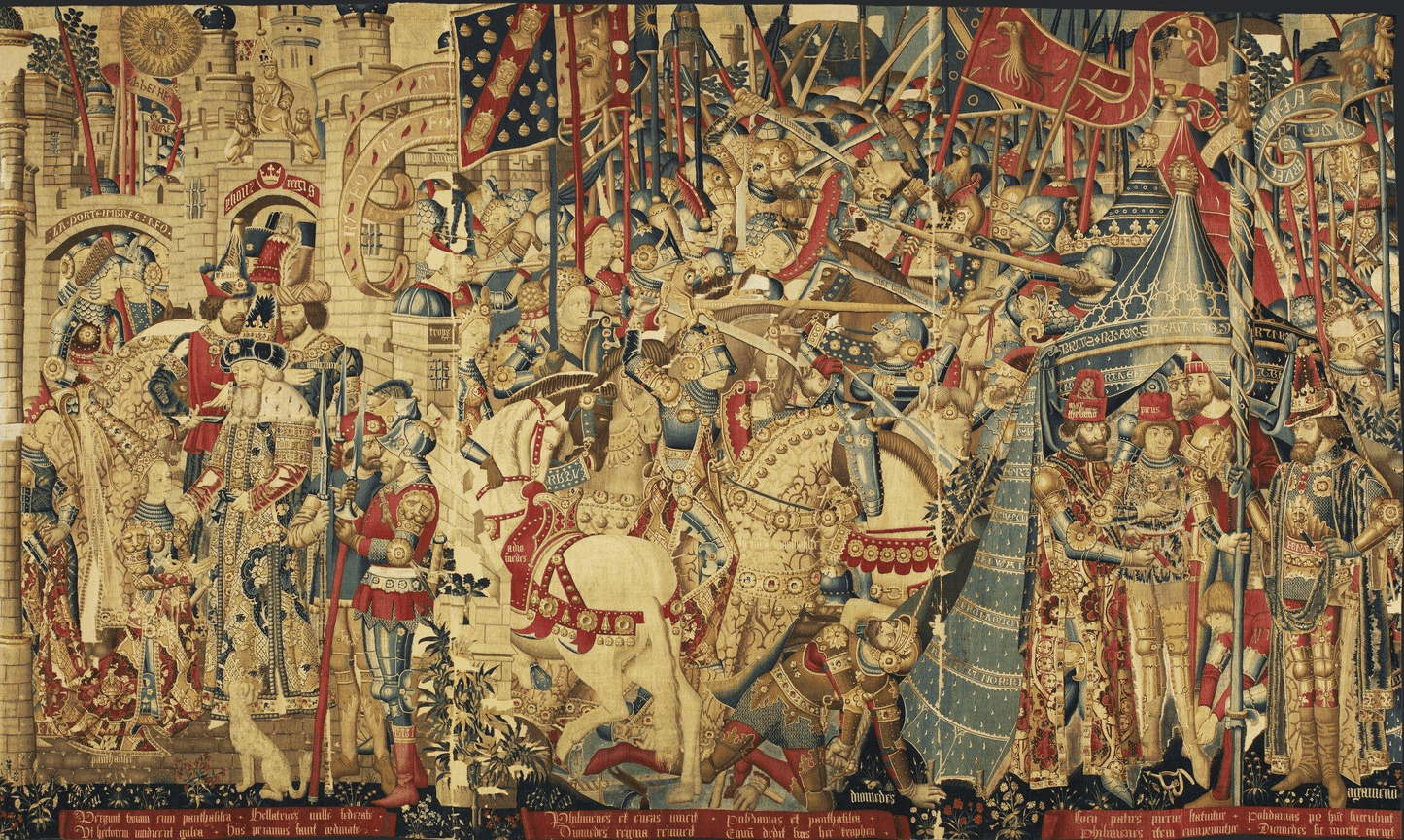 Amazing Fusion of Historical and Modern Epic Tapestry Reproduction RE648060