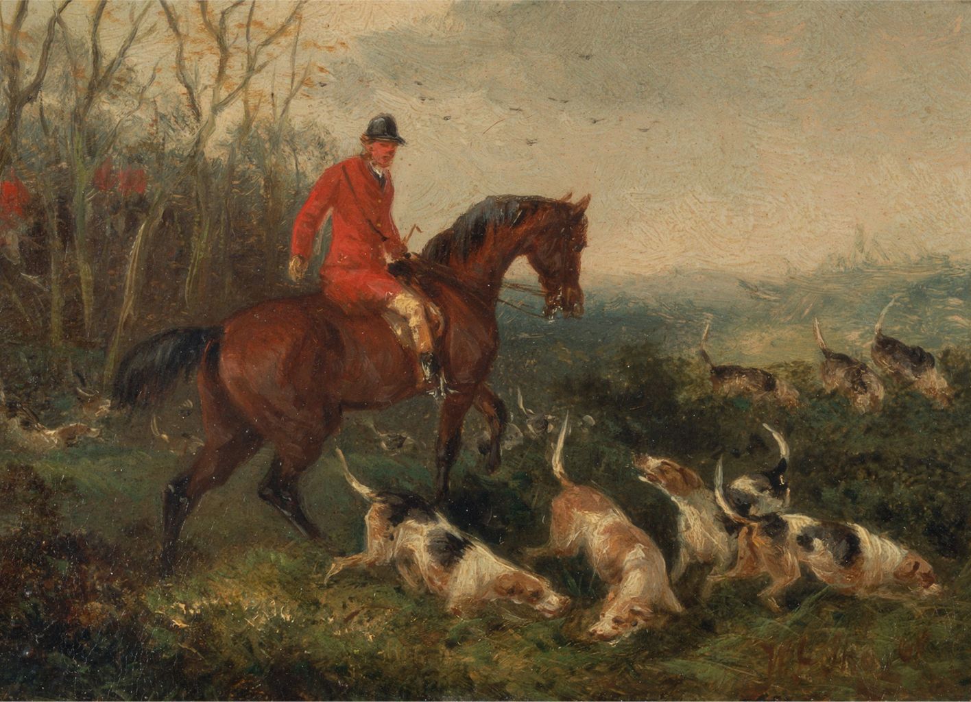 Foxhunting: At Cover William J. Shayer RE335017