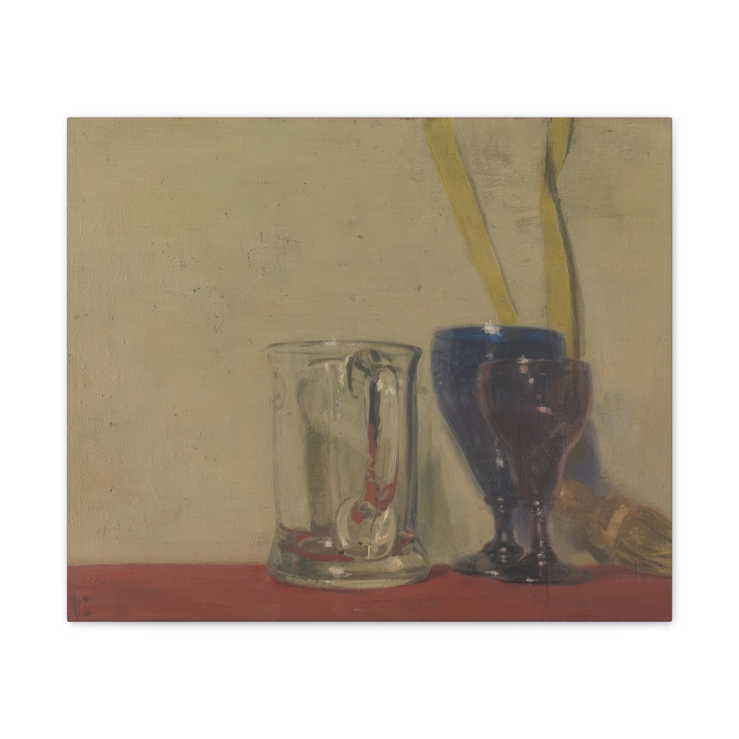 A Pair of Glasses. A World of Taste. Sir William Nicholson’s “Glasses” (ca. 1919), now exquisitely rendered on stretched canvas by Romantic English