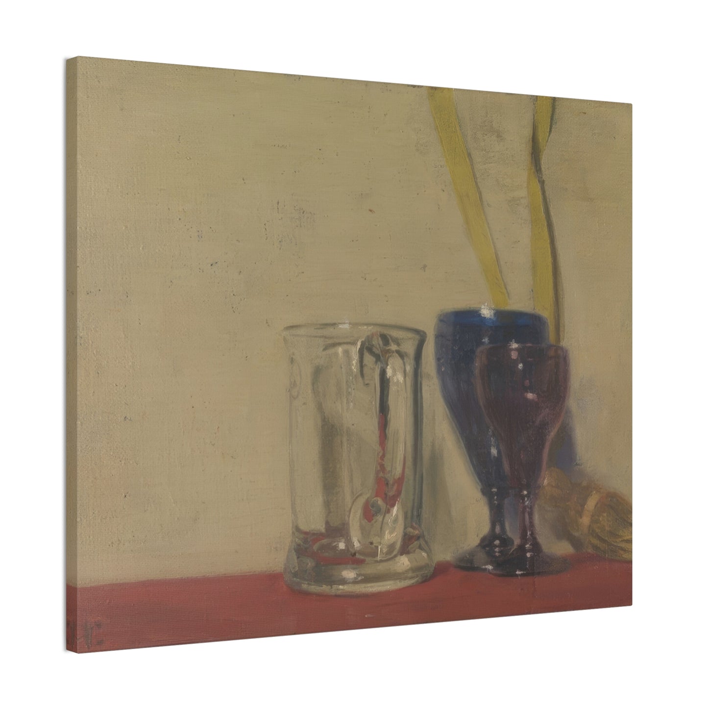 A Pair of Glasses. A World of Taste. Sir William Nicholson’s “Glasses” (ca. 1919), now exquisitely rendered on stretched canvas by Romantic English