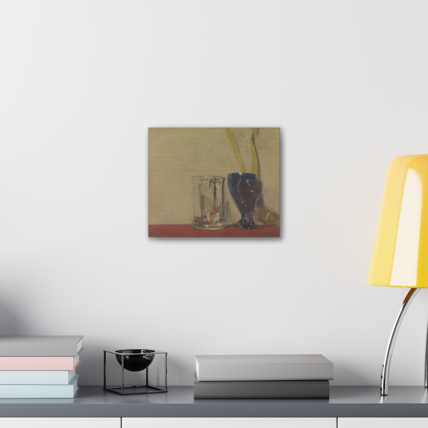A Pair of Glasses. A World of Taste. Sir William Nicholson’s “Glasses” (ca. 1919), now exquisitely rendered on stretched canvas by Romantic English