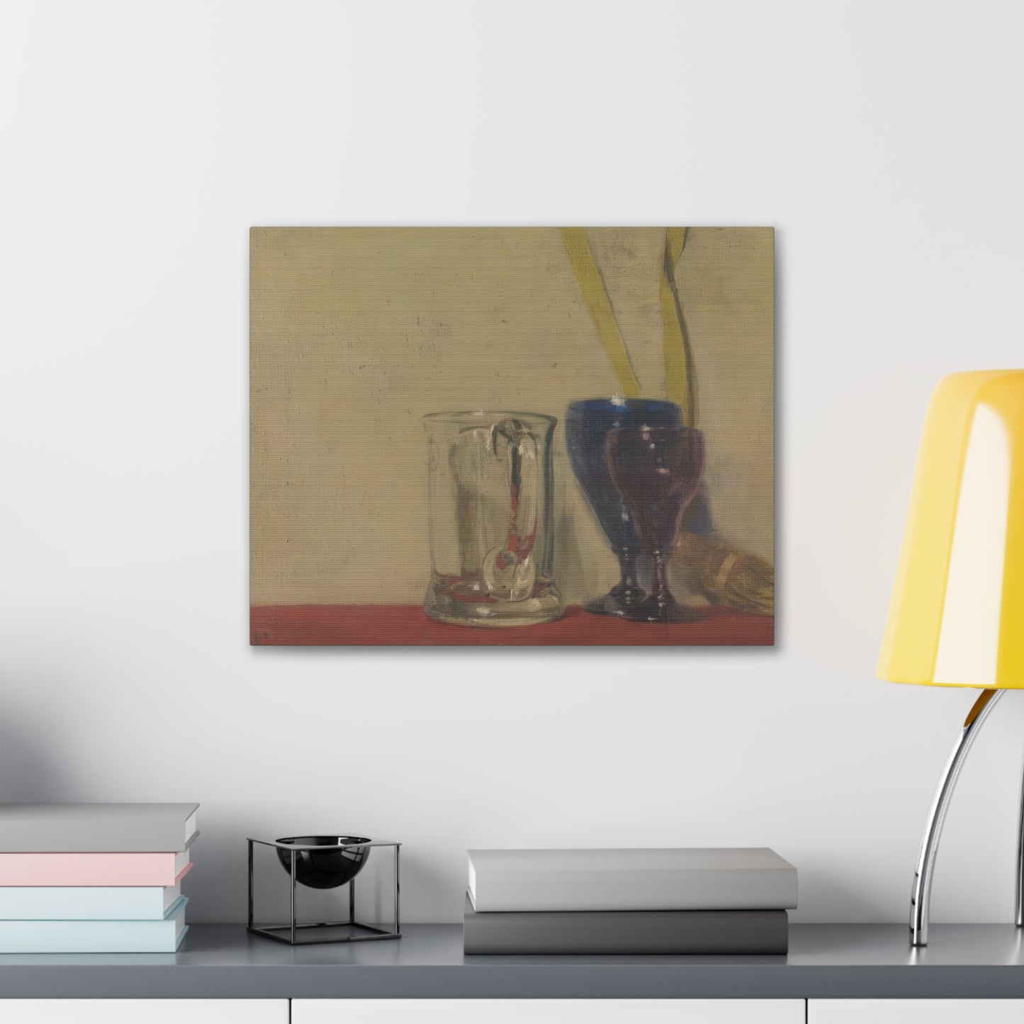 A Pair of Glasses. A World of Taste. Sir William Nicholson’s “Glasses” (ca. 1919), now exquisitely rendered on stretched canvas by Romantic English