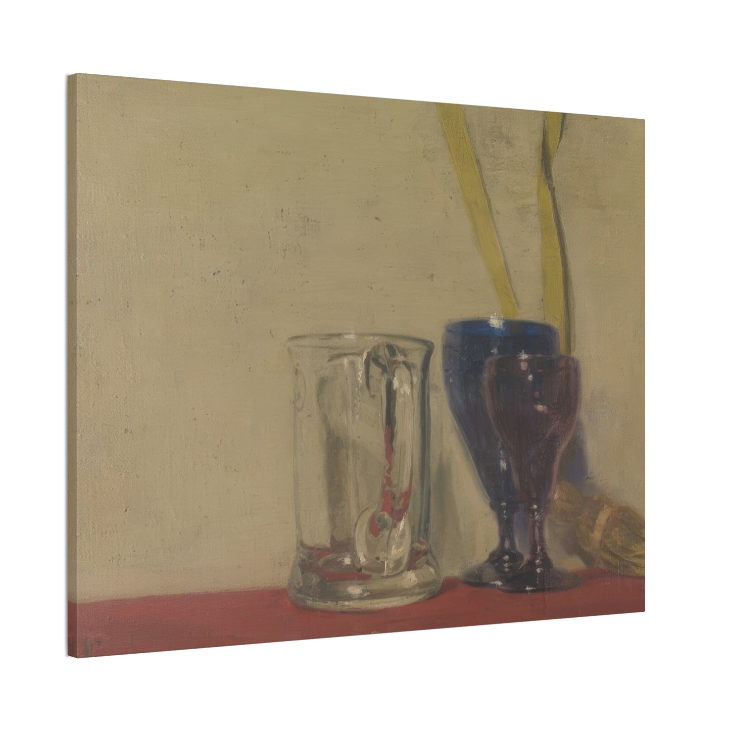 A Pair of Glasses. A World of Taste. Sir William Nicholson’s “Glasses” (ca. 1919), now exquisitely rendered on stretched canvas by Romantic English