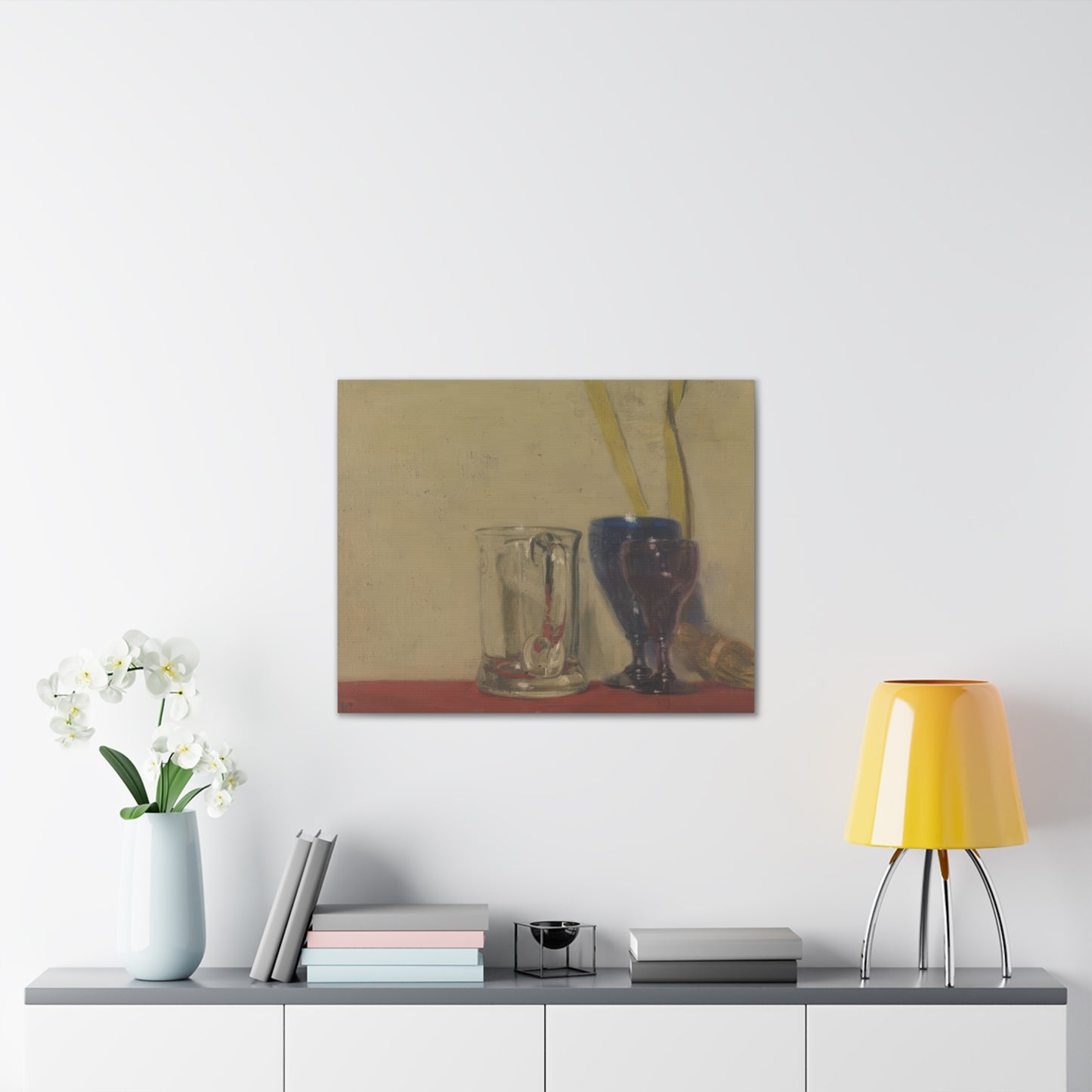 A Pair of Glasses. A World of Taste. Sir William Nicholson’s “Glasses” (ca. 1919), now exquisitely rendered on stretched canvas by Romantic English