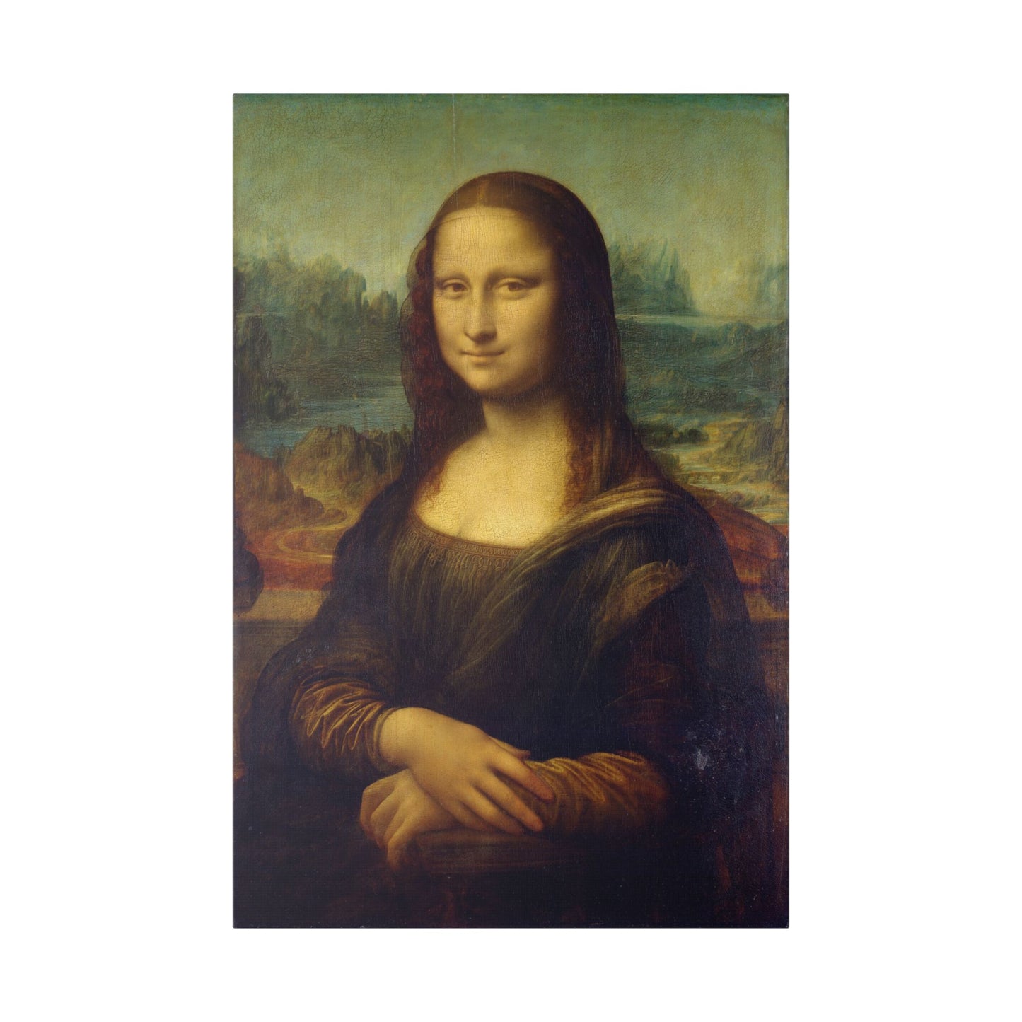 She Has Been Smiling for Five Hundred Years — Now She May Smile Upon Your Wall RE333938SC