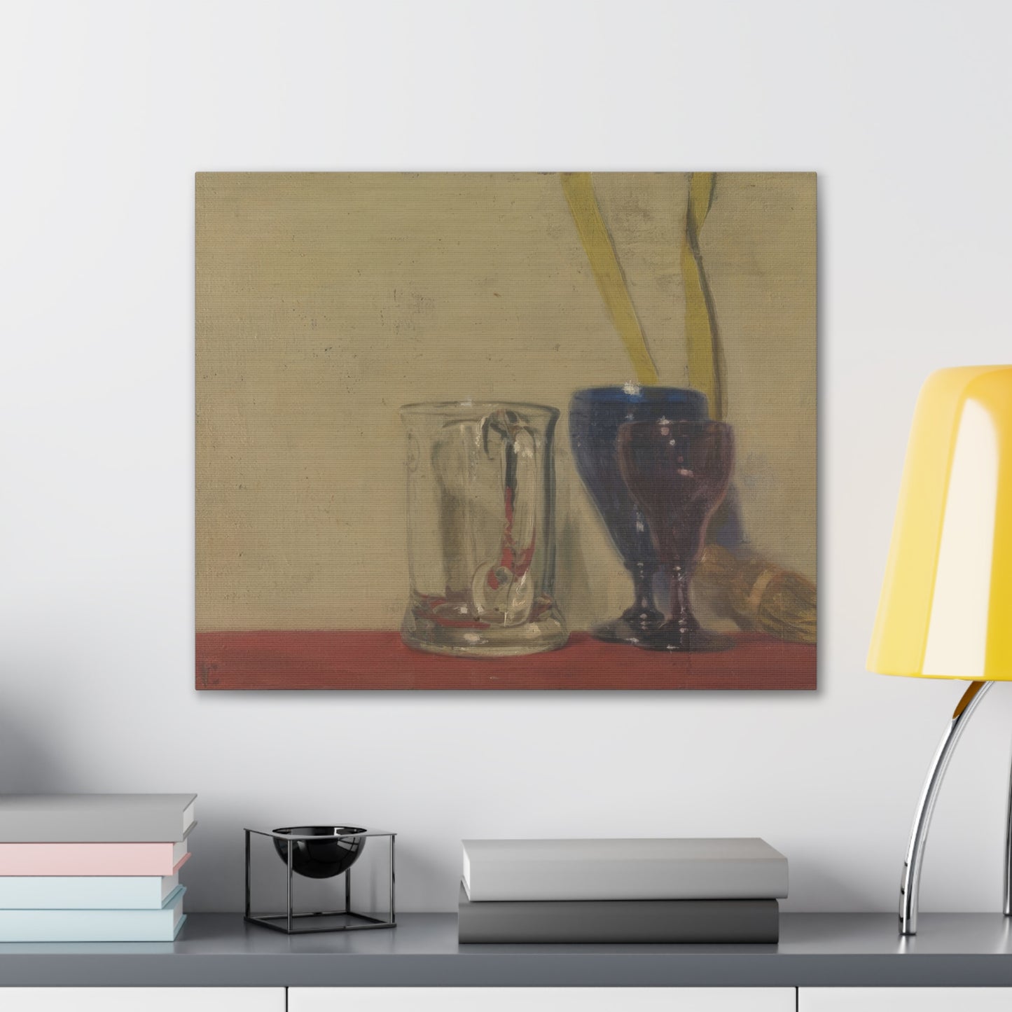 A Pair of Glasses. A World of Taste. Sir William Nicholson’s “Glasses” (ca. 1919), now exquisitely rendered on stretched canvas by Romantic English