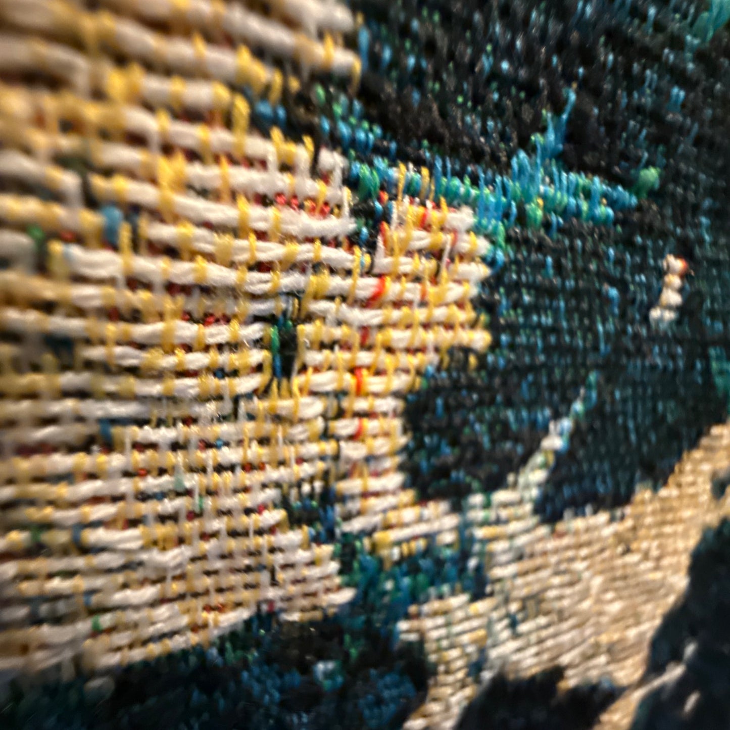 French Verdure Tapestry: A Serene Woodland Scene from the 17th Century RE021366