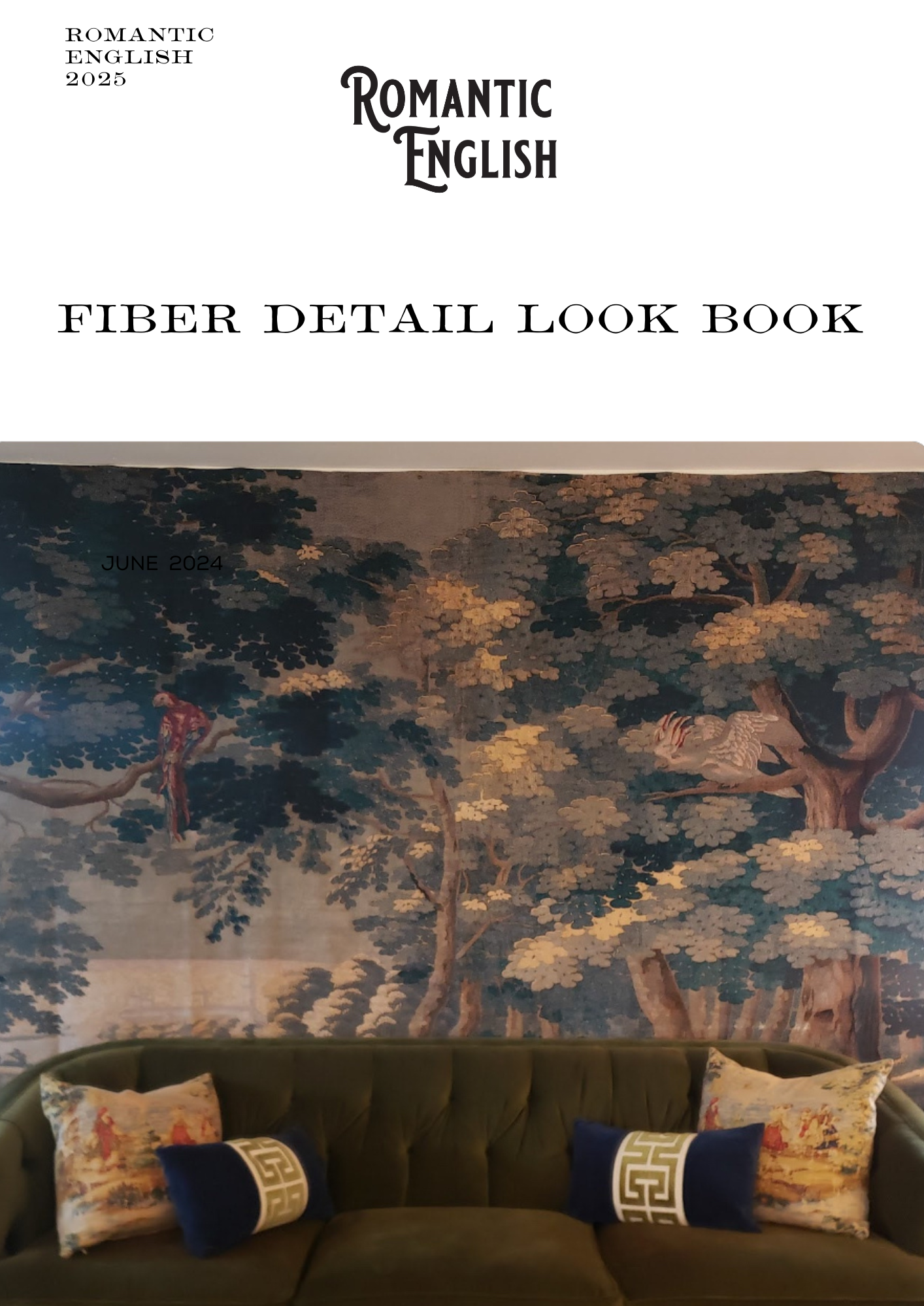 The Romantic English Fabric Sampler Moodboard Welcome Kit Swatch