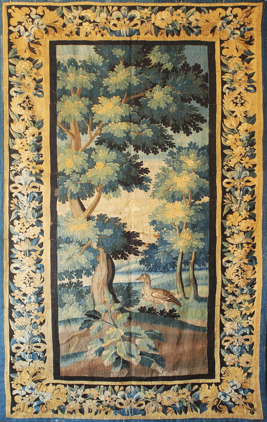 The Golden Verdure: A Pastoral Woodland Framed in Noble Ornament RE410753