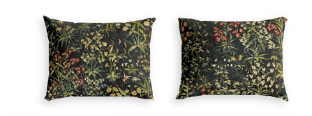 The Midnight Millefleurs Bed Set