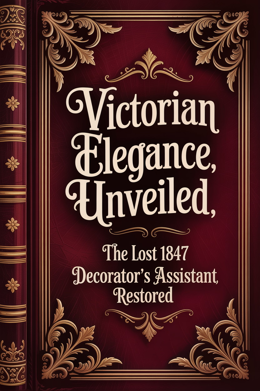 Victorian Elegance Unveiled: The Lost 1847 Decorator’s Assistant Restored