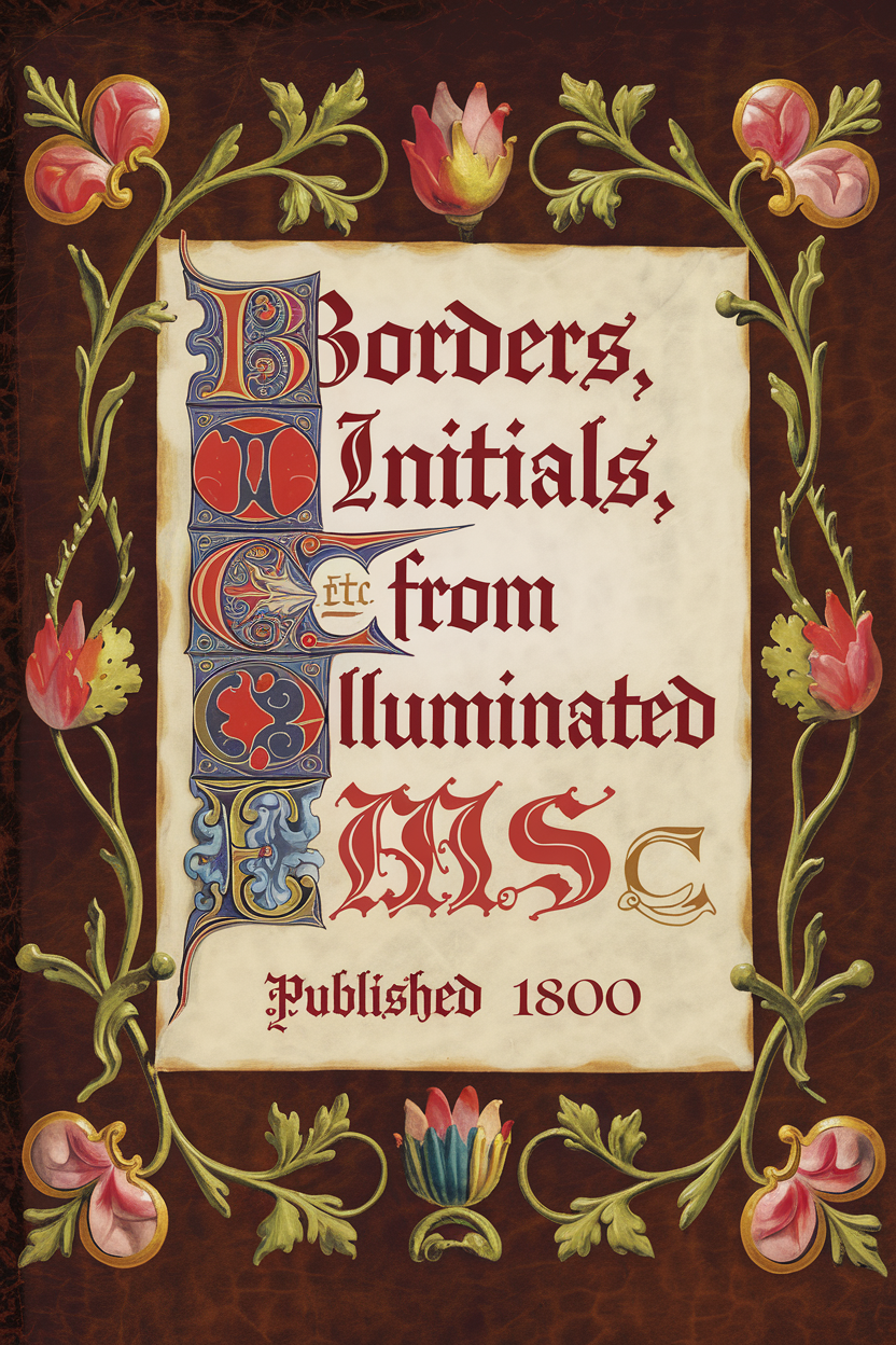 Scriptorium Border Illuminated Masterpieces: A Treasury of Borders, Initials, and Designs ...