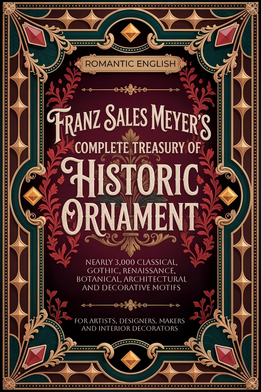 Franz Sales Meyer’s Complete Treasury of Historic Ornament: Nearly 3,000 Classical, Gothic, Renaissance, Botanical, Architectural and Decorative Motifs for Artists, Designers, Makers and Interior Decorators