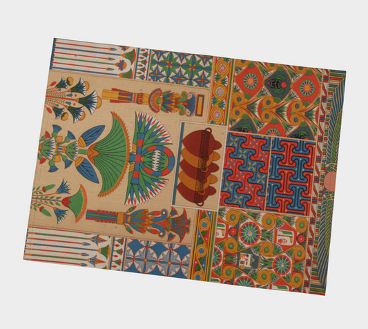 The Temple of Colour: An Egyptian Revival tablescape for the gloriously over-cultivated