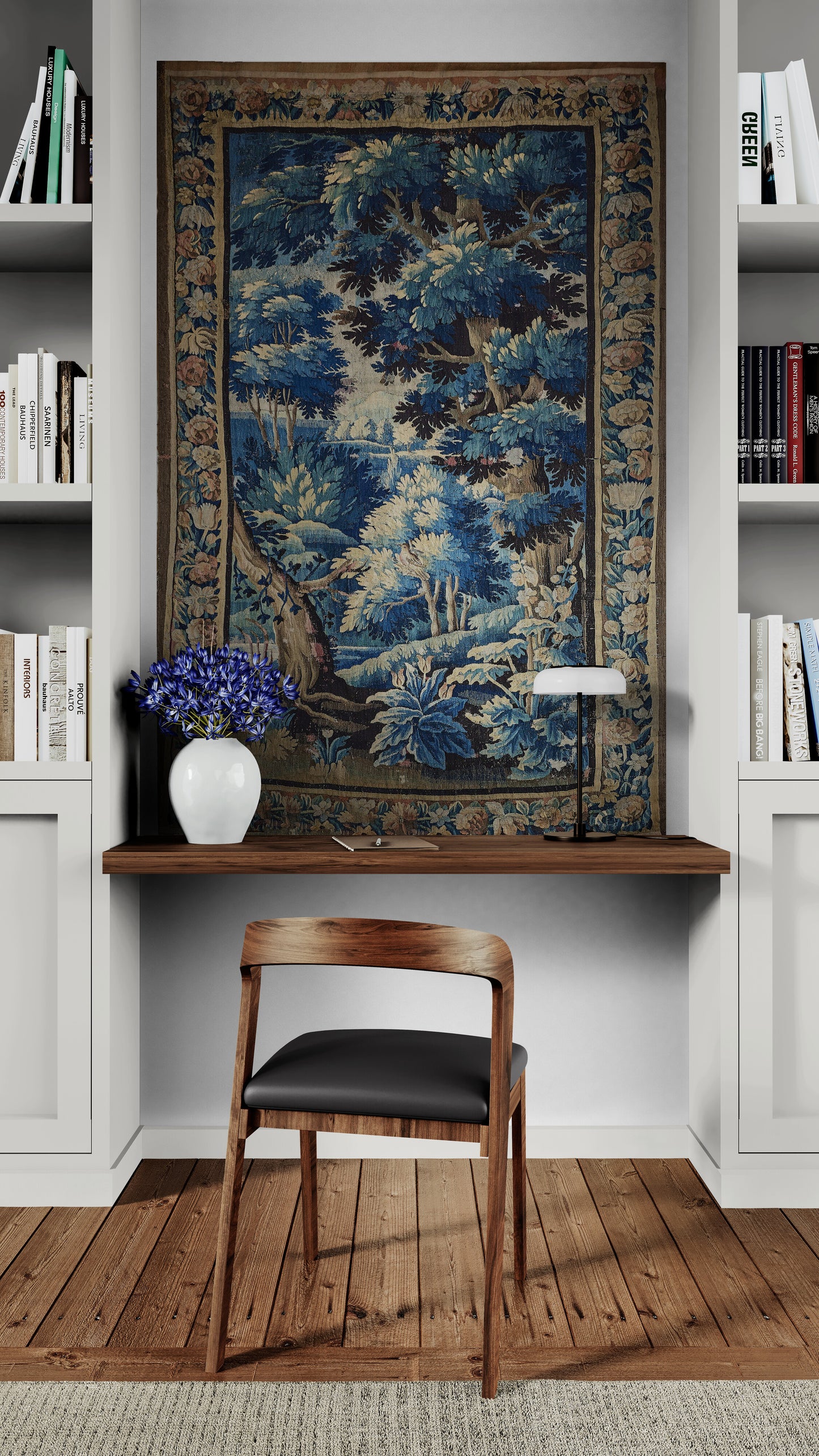 Beautiful Ultra Authentic Signature Impressive Verdure Tapestry Reproduction RE622305