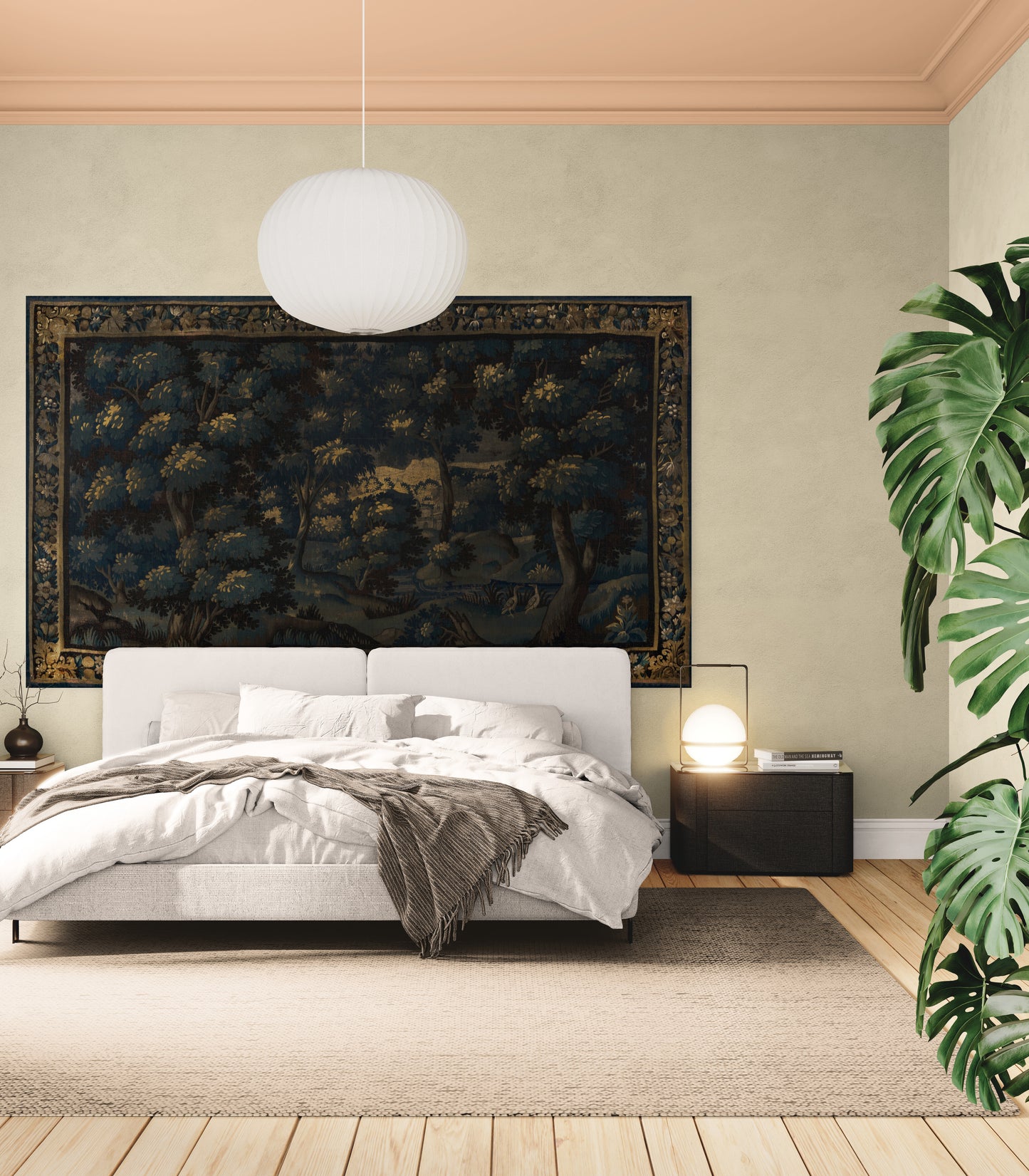 The Dark Verdure Tapestry: A Masterpiece of Deep, Enigmatic Beauty RE611938