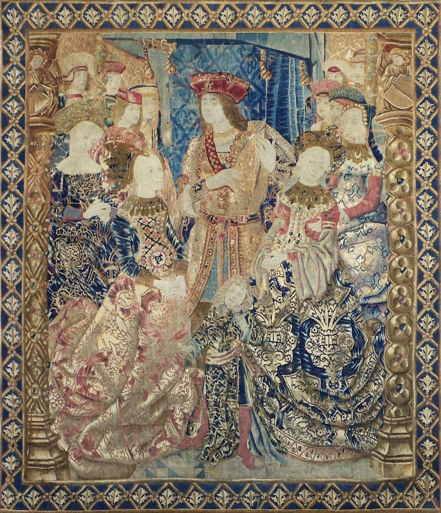 The Courtly Assembly: A Renaissance Tapestry of Noble Splendour and Intrigue RE074747