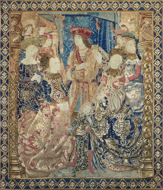 The Courtly Assembly: A Renaissance Tapestry of Noble Splendour and Intrigue RE074747