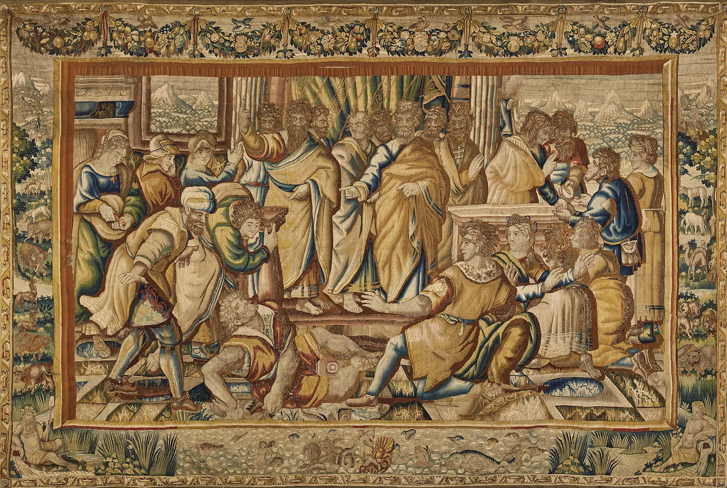 The Tribunal of Kings: A Grand Renaissance Tapestry of Judgment, Drama, and Eternal Authority RE264258