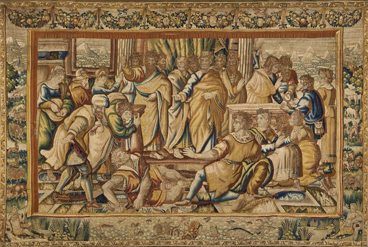 The Tribunal of Kings: A Grand Renaissance Tapestry of Judgment, Drama, and Eternal Authority RE264258
