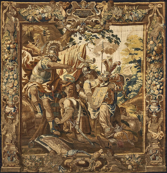 The Crown of Victory: A Renaissance Tapestry of Triumph, Power, and Immortal Glory RE513072