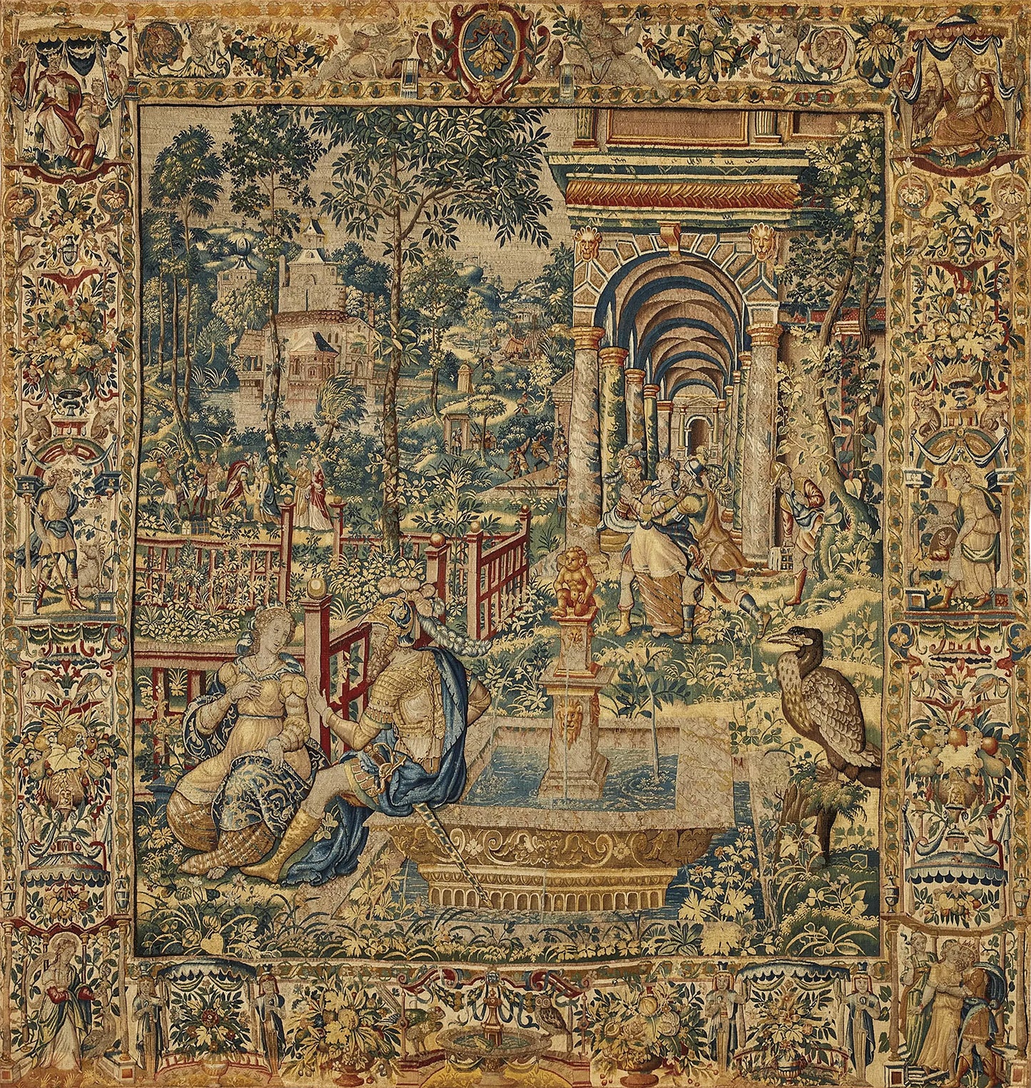 The Courtly Garden: A Tapestry of Romance, Architecture, and Aristocratic Theatre RE633280
