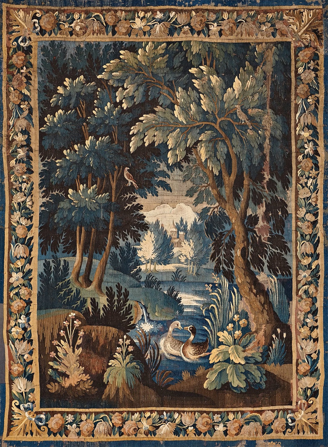 The Swan’s Nocturne: A Verdant Tapestry of Twilight, Water, and Quiet Devotion RE649879