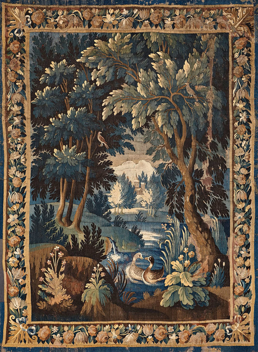 The Swan’s Nocturne: A Verdant Tapestry of Twilight, Water, and Quiet Devotion RE649879