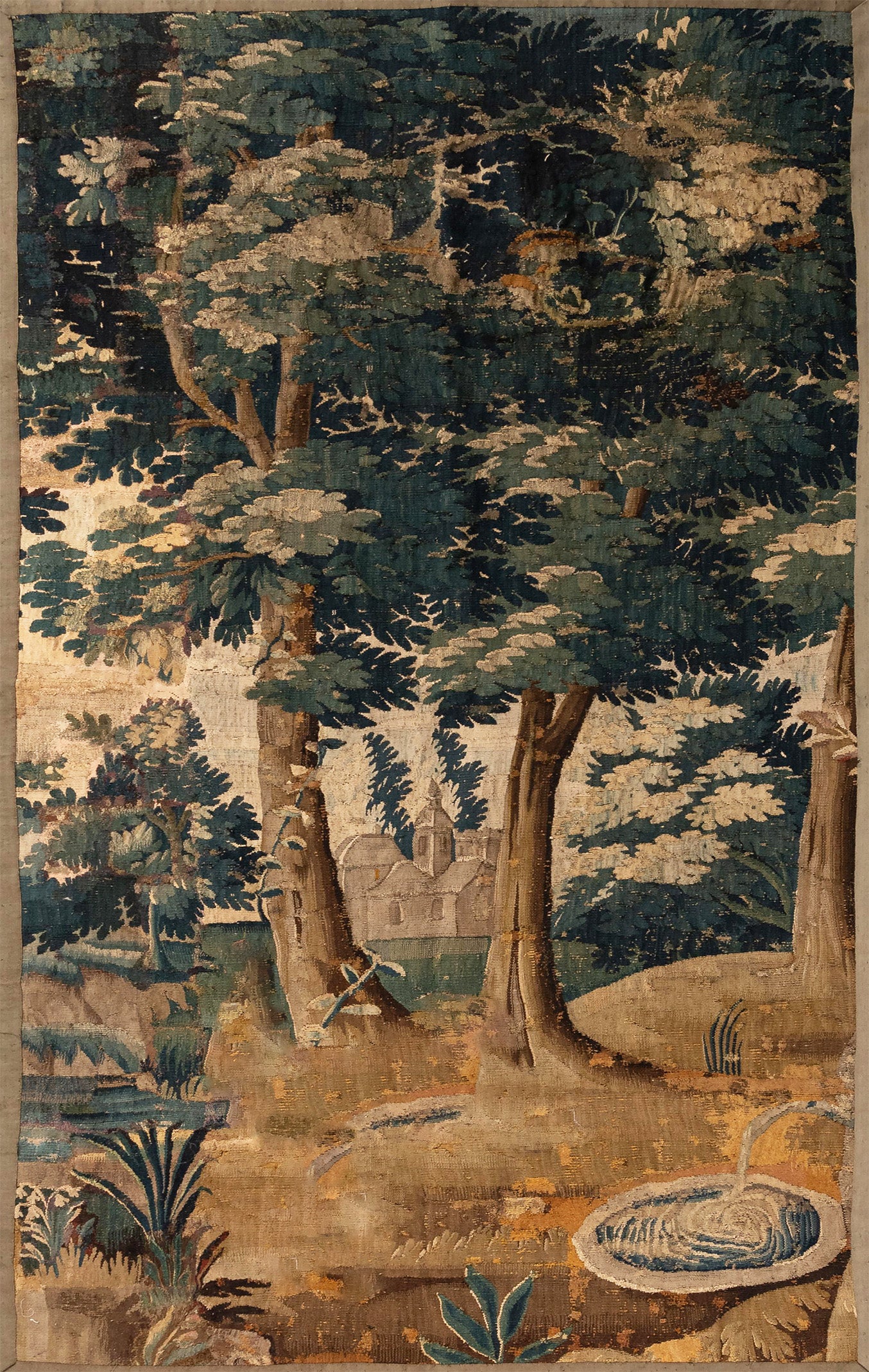 The Swan of Still Waters: A Verdure Tapestry of Quiet Nobility and Pastoral Grace RE701465