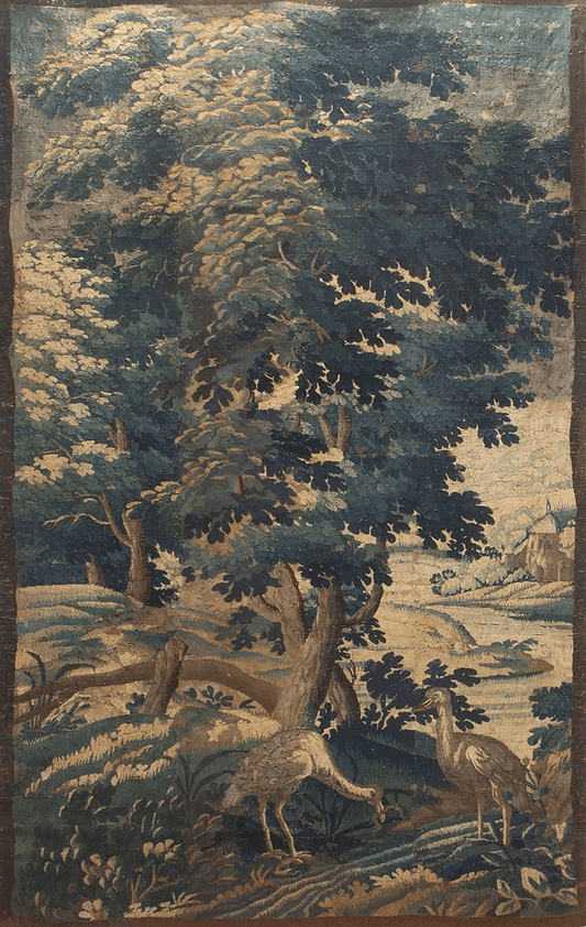 The Quiet Grove: A Verdure Tapestry of Woodland Grace and Timeless Stillness RE720254