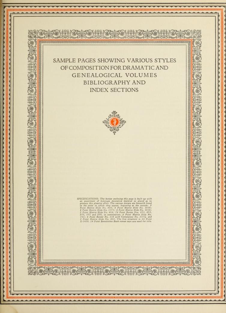 The Linotype Printer’s Complete Manual of Beautiful Typography Classic Type Composition, Page Design, Letterspacing, Proportion and Printing Principles from the Rare 1923 Mergenthaler Linotype Handbook