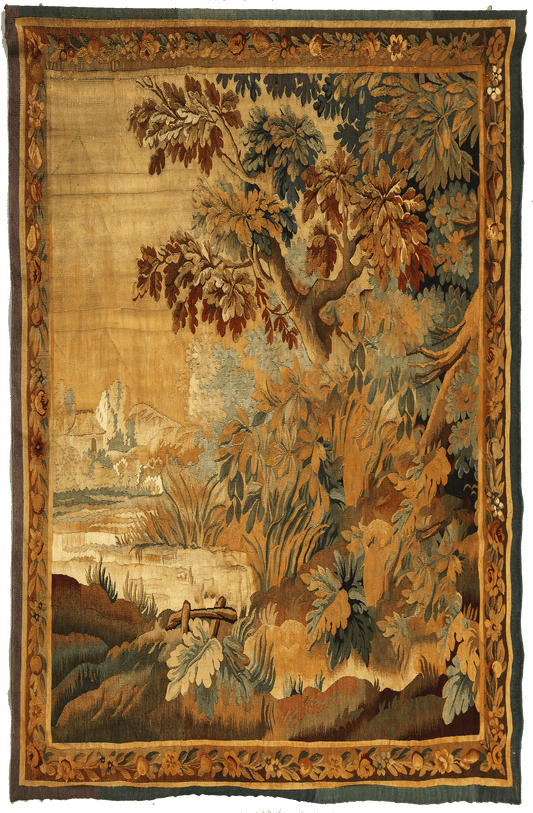 Autumn Serenity in Fabric: The Verdant Haven Wholsome Earthy Verdure Tapestry RE704080