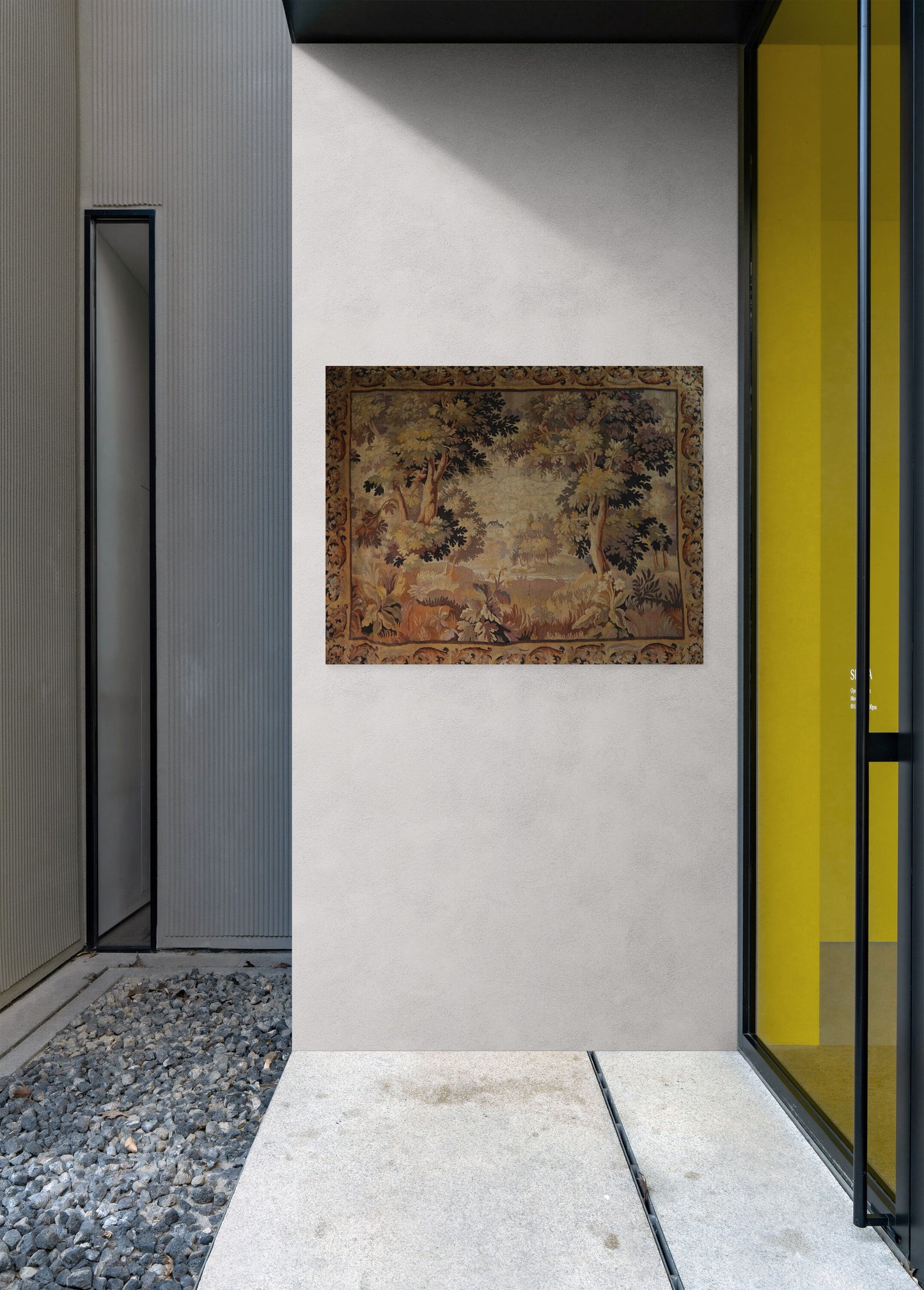 The Woodland Retreat: A 17th Century Flemish Tapestry of Pastoral Tranquility RE966616