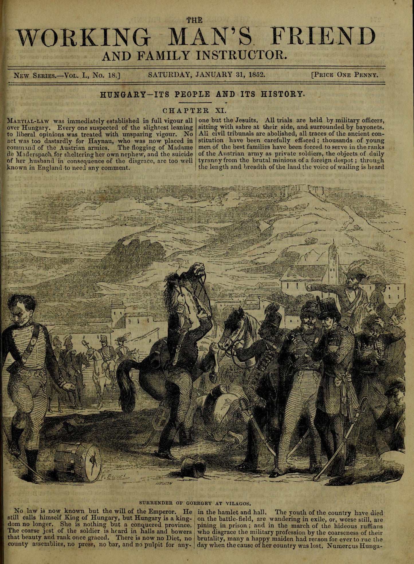 The Working Man's Friend, and Family Instructor: A Practical Guide for 1850 VOL 1 & 2
